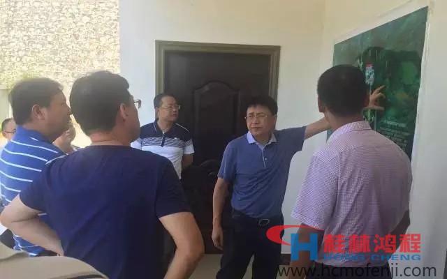 賀州市副市長陳立華一行視察賀州市循環(huán)經濟環(huán)保產業(yè)園