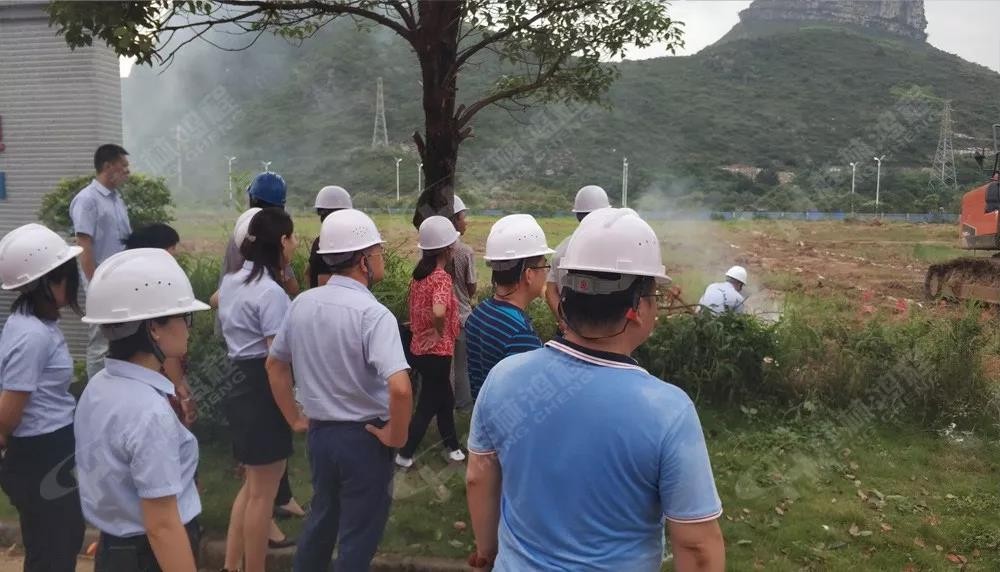 桂林鴻程機電設(shè)備有限公司廠區(qū)2#生產(chǎn)廠房開工大吉！